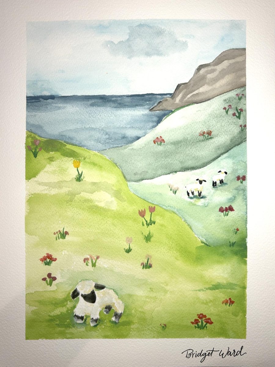 Untitled, 9x12 watercolor painting